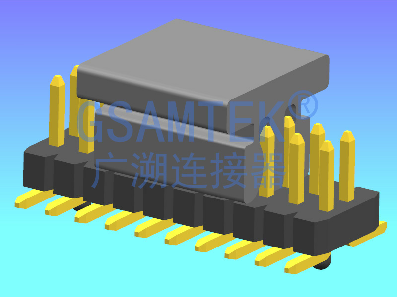 雙排SMT排針PH1.0 H1.0 W3.17