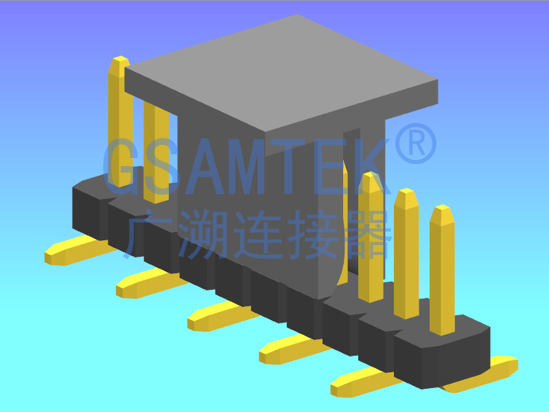 單排SMT排針PH1.27 H1.0 W2.0