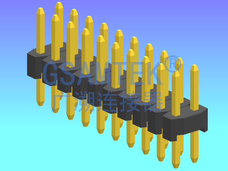 雙排180度排針PH2.00 H2.0 W4.0