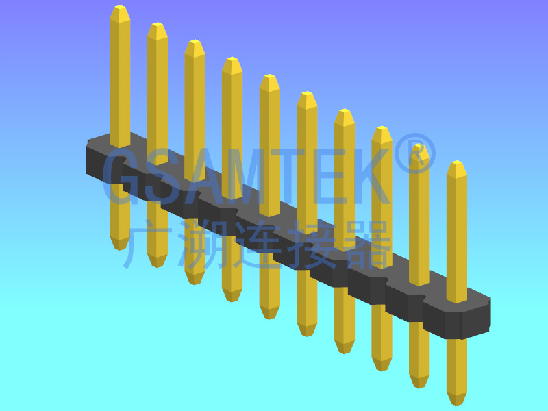 單排180度排針PH2.00 H1.0 W2.0