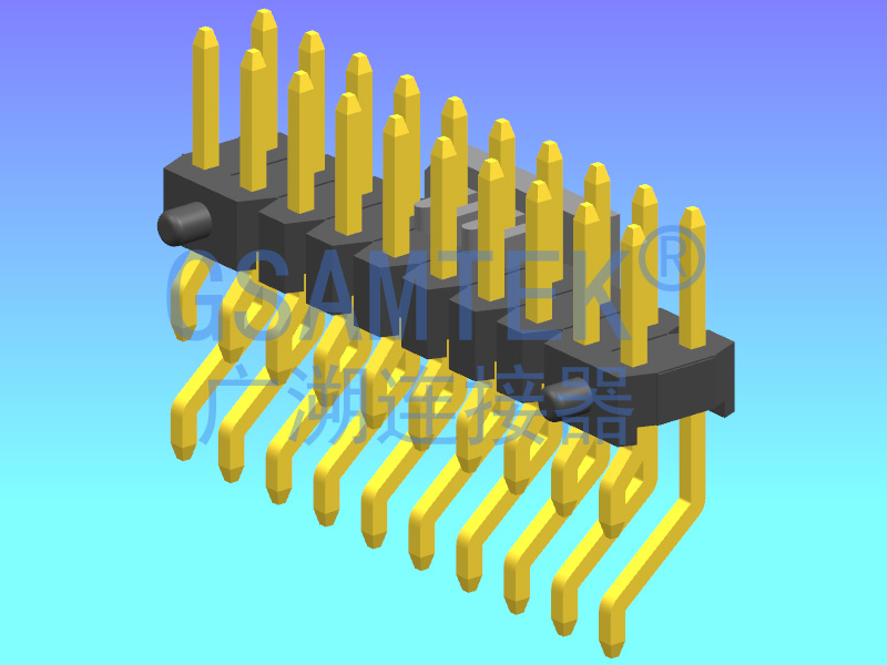 雙排H-SMT排針PH2.00 H2.0 W4.0 With PEG