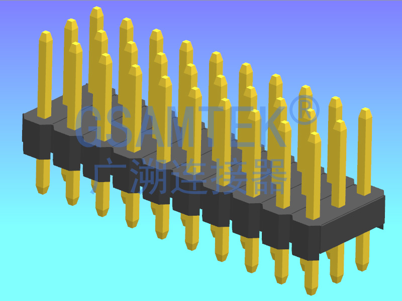 三排18度排針 PH2.54 H2.5 W7.5