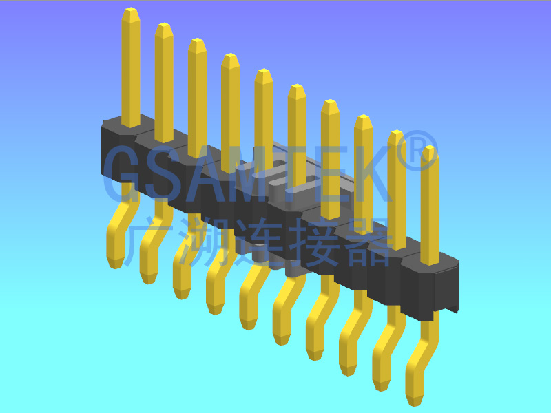 單排臥貼排針 PH2.54 H2.5 W2.5