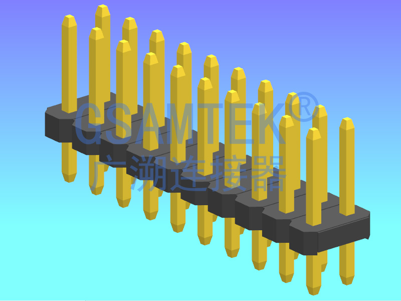 雙排180度排針 PH2.54 H1.5 W5.0