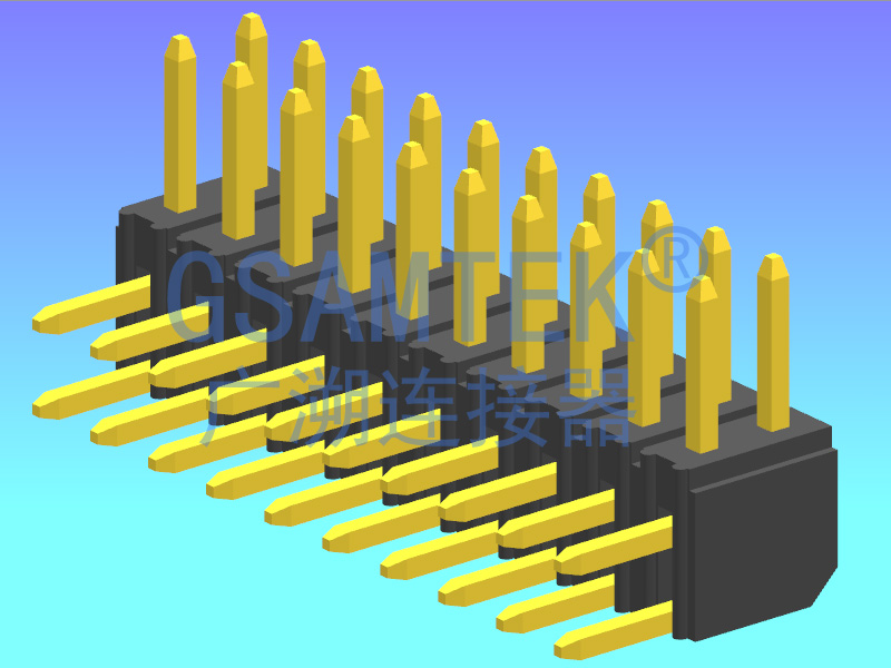 雙排90度排針 PH2.0 H4.0 W4.3