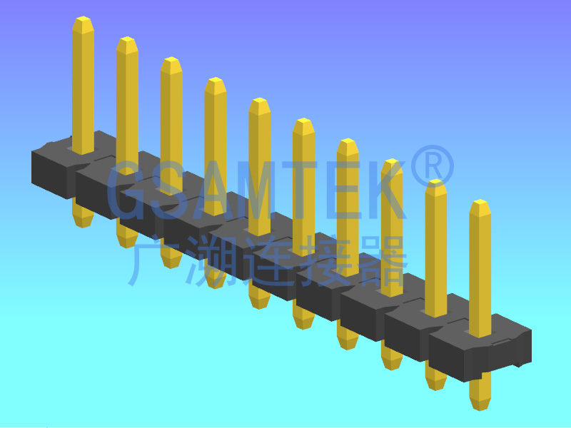 單排180度排針 PH5.08 H2.54 W6.35