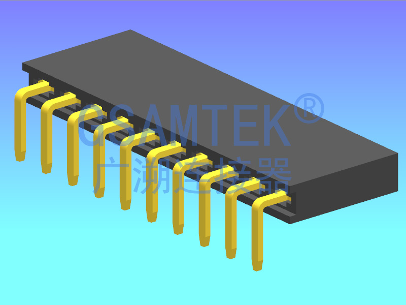 單排90度排母 PH2.54 H8.5 Y型
