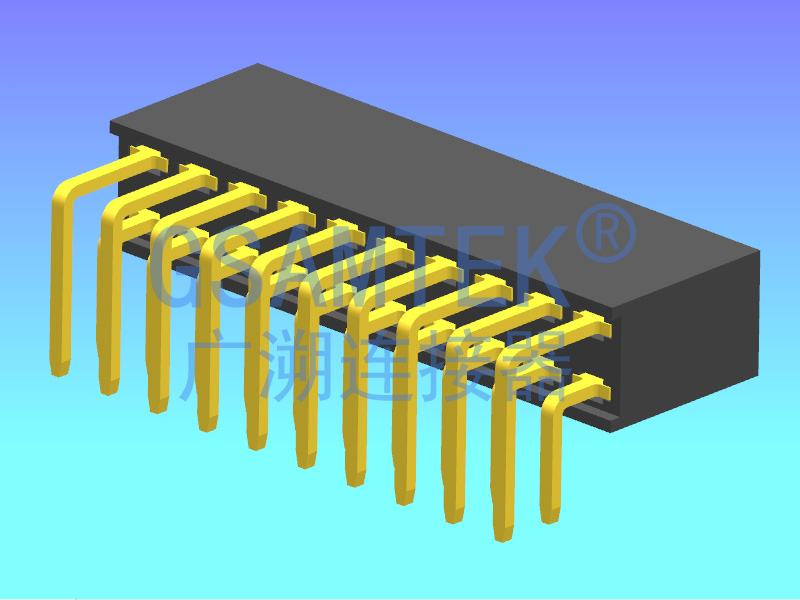 雙排90度排母 PH2.0 H6.35 Y型