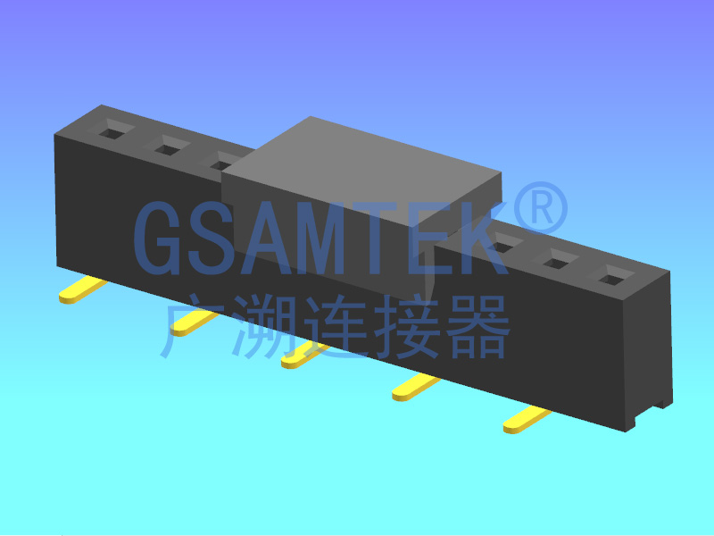 單排SMT度排母 PH2.0 H4.3 U型 W2.4