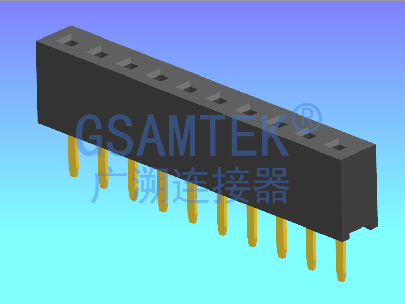 單排180度排母 PH2.0 H4.3 U型 W2.4