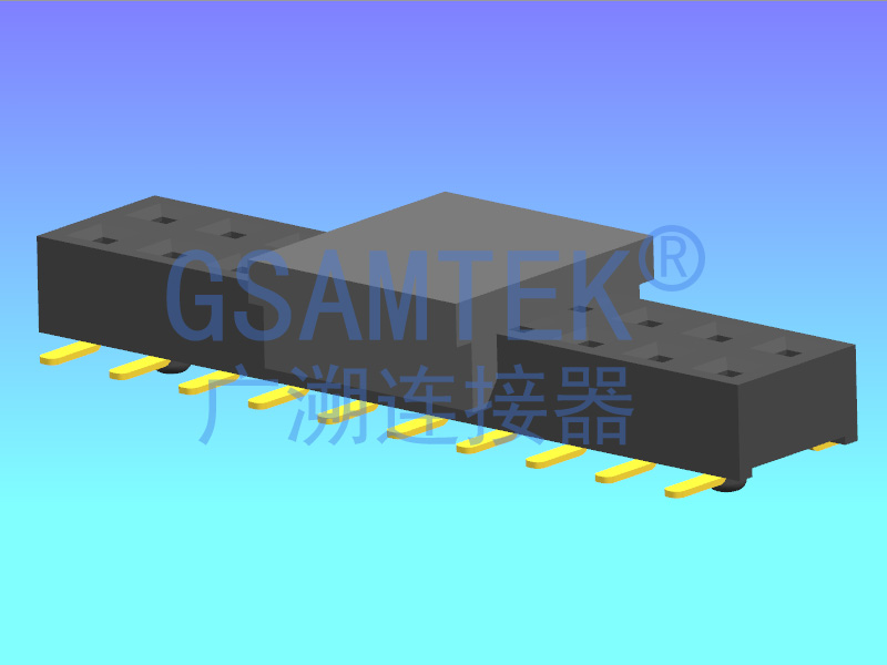 雙排SMT排母 PH2.0 H2.2 U型 W4.0