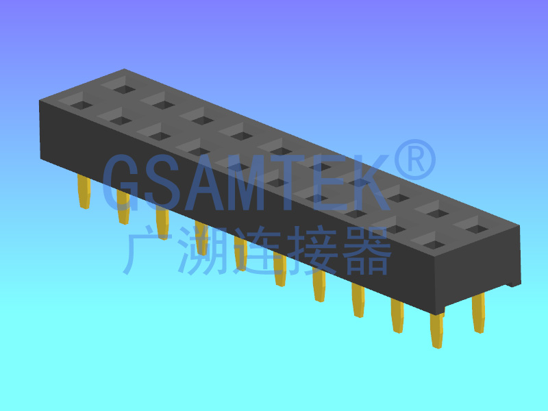 雙排180度排母 PH2.0 H2.2 U型 W4.0